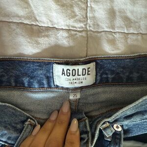Agolde Classic Blue Denim Jeans